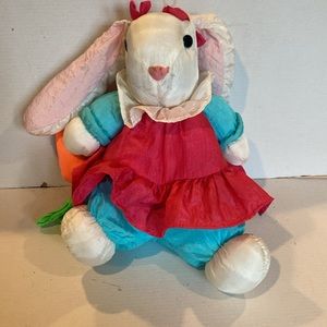 NWOT & Vintage 1990s Nylon Stuffed Rabbit